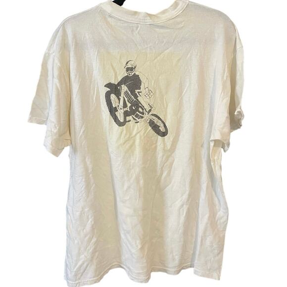 Vintage Y2K Shocker Motorcycle Club Humor Double Sided Shirt Adult XL - Picture 2 of 3